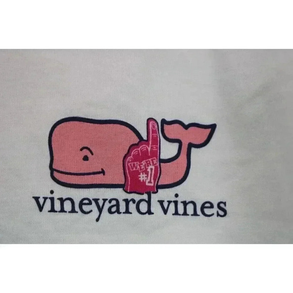 Vineyard Vines Women's Long Sleeve Tee-Shirt-"We're #1"-Logo-Size Medium - Picture 2 of 7